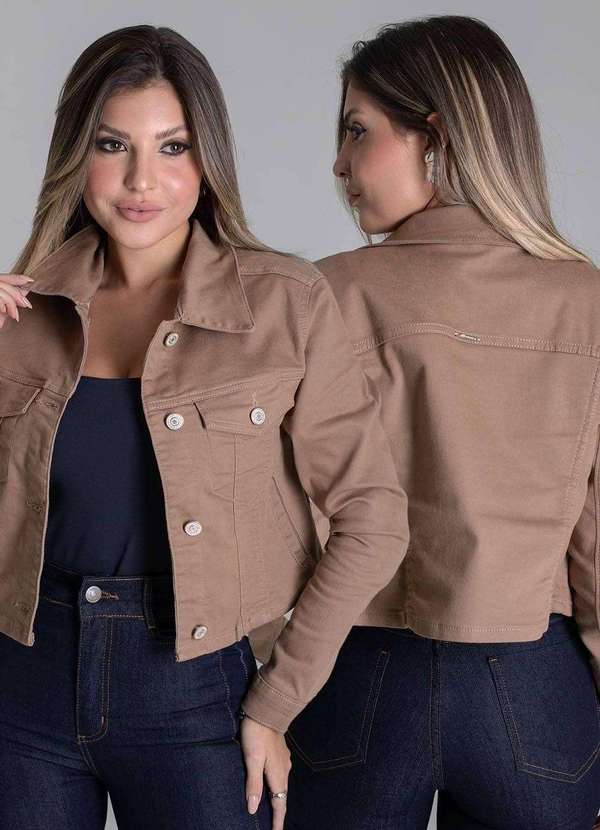 Sawary - Jaqueta Sarja Sawary - 279193 Bege 5