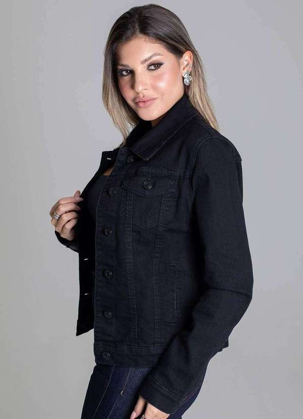 Sawary - Jaqueta Sarja Sawary - 279194 Preto 3