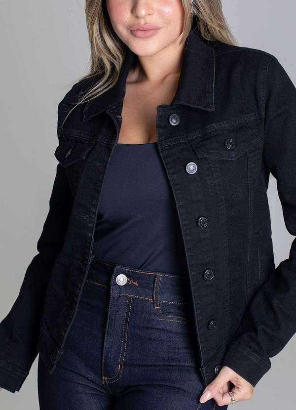 Sawary - Jaqueta Sarja Sawary - 279194 Preto 5