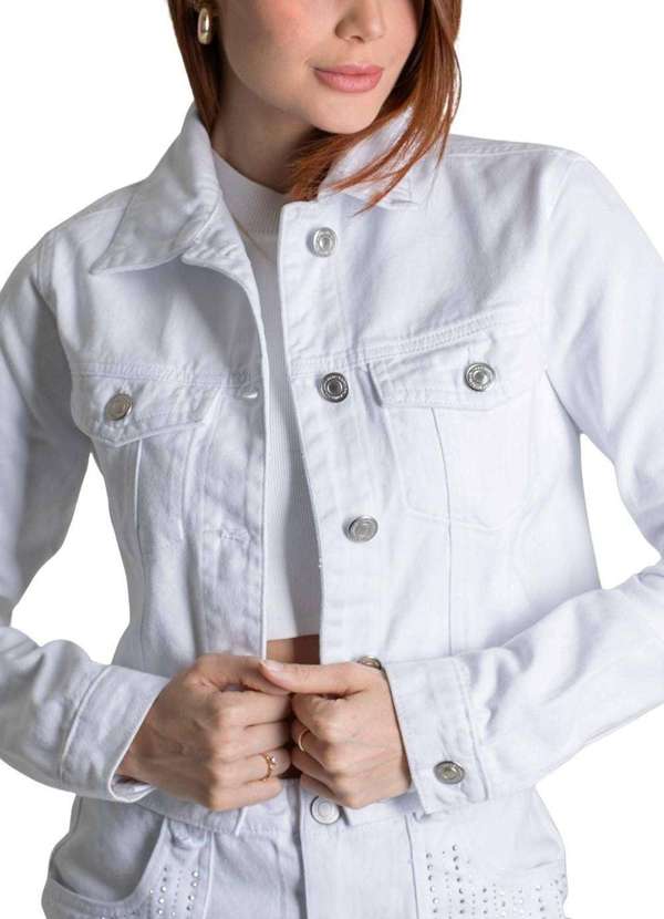 Sawary - Jaqueta Sarja Sawary - 279461 Branco