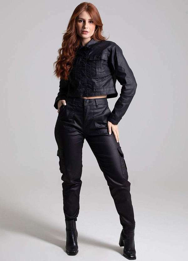Sawary - Jaqueta Bengaline Sawary Preto