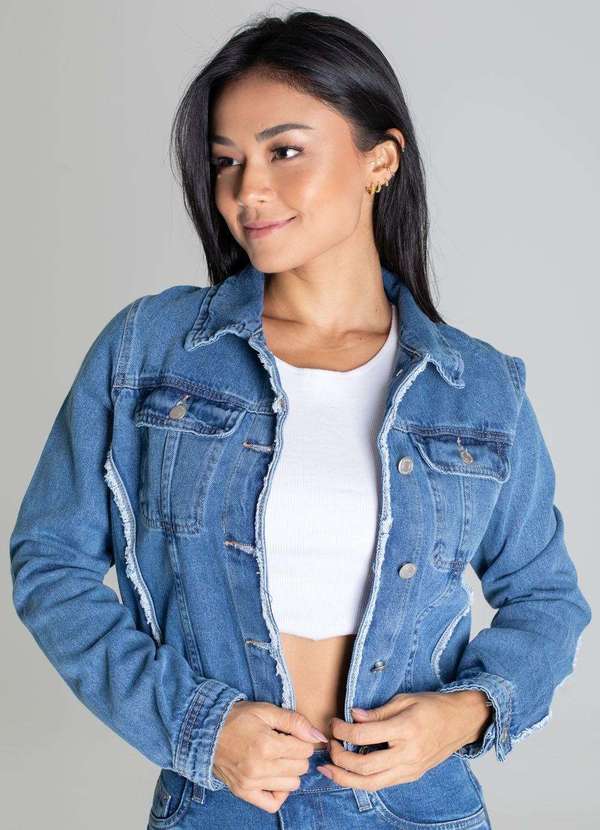 Sawary - Jaqueta Jeans Sawary Azul 2