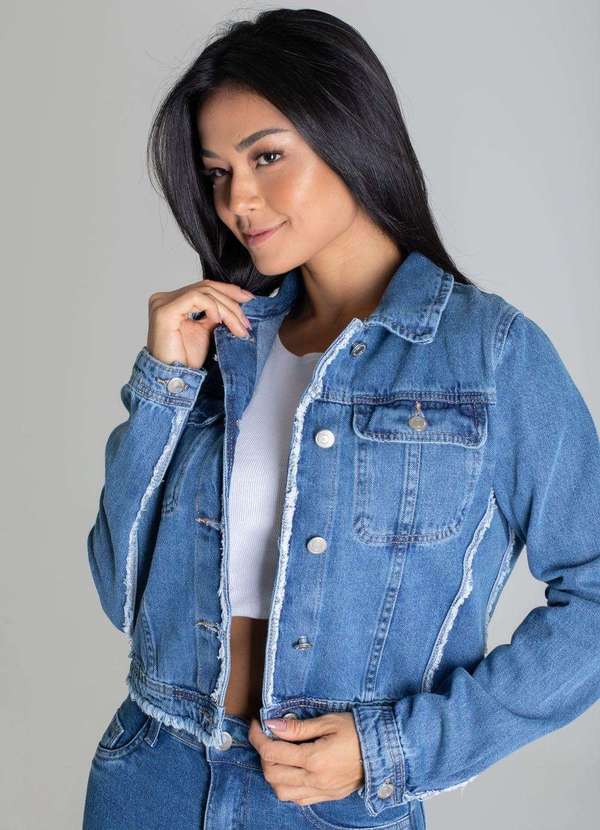 Sawary - Jaqueta Jeans Sawary Azul 3