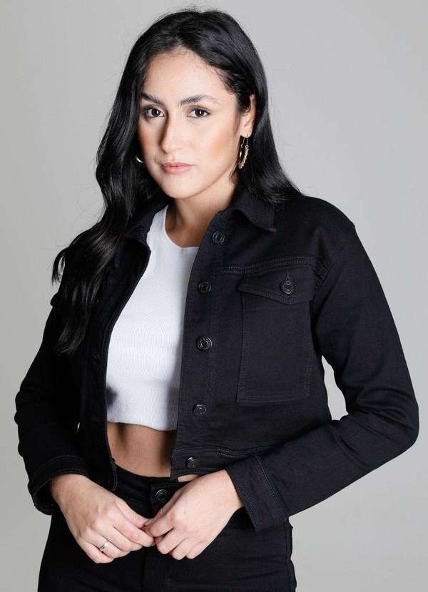 Sawary - Jaqueta Sarja Sawary Preto 2