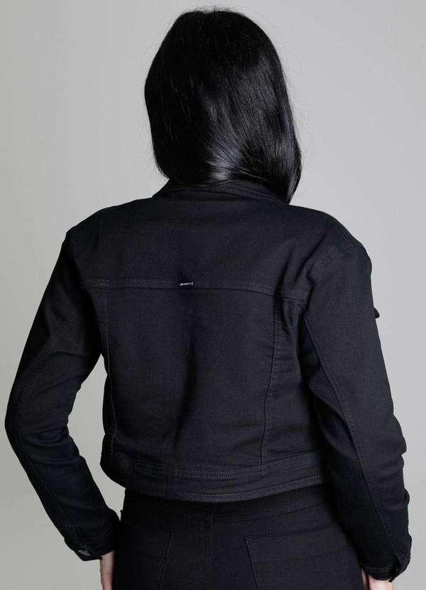 Sawary - Jaqueta Sarja Sawary Preto 4