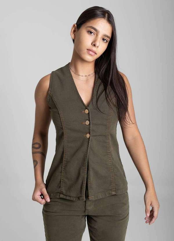 Sawary - Colete Sarja Sawary - 282325 Verde 2