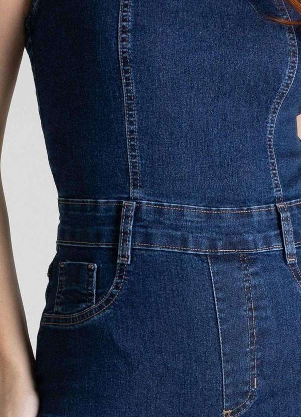 Sawary - Macacão Jeans Sawary - 280535 Azul 5