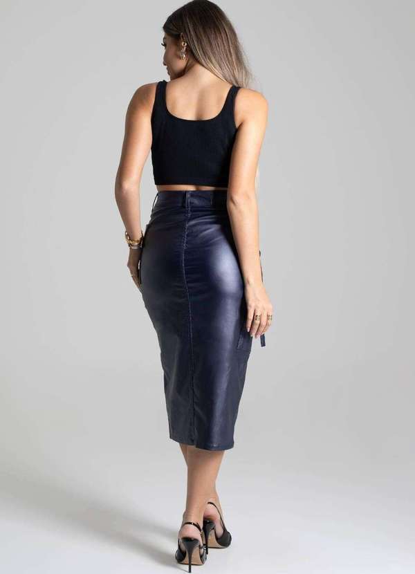 Sawary - Saia Bengaline Sawary Azul 3