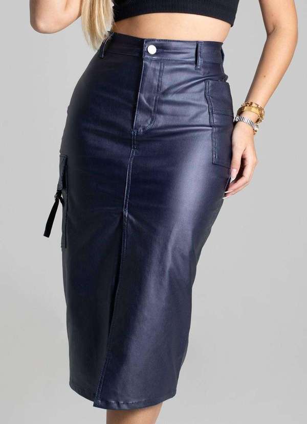 Sawary - Saia Bengaline Sawary Azul 4