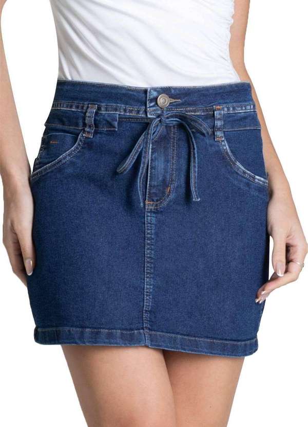 Sawary - Saia Jeans Sawary - 278756 Azul