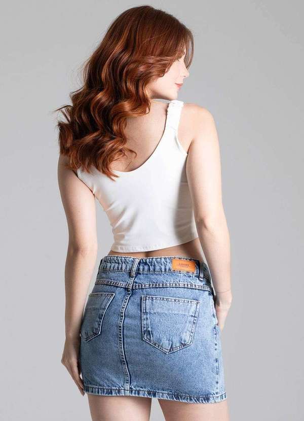 Sawary - Saia Jeans Sawary - 278820 Azul 4