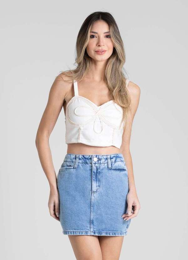 Sawary - Saia Jeans Sawary - 280793 Azul 5