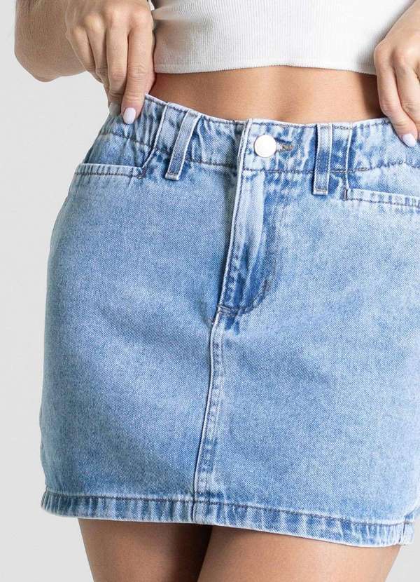 Sawary - Saia Jeans Sawary - 281191 Azul 5