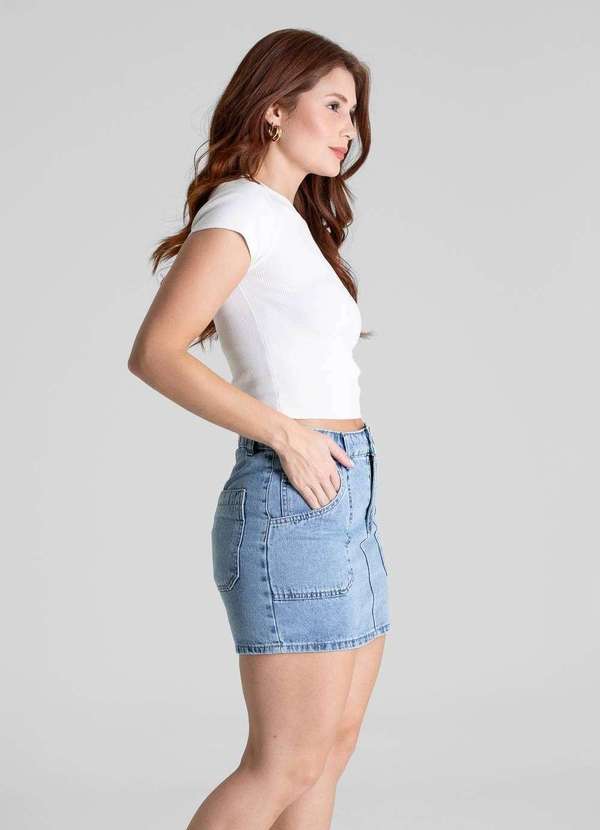 Sawary - Saia Jeans Sawary - 281204 Azul 3
