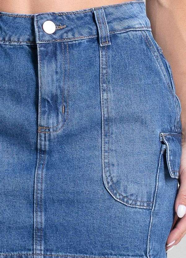 Sawary - Saia Jeans Sawary - 281775 Azul 5