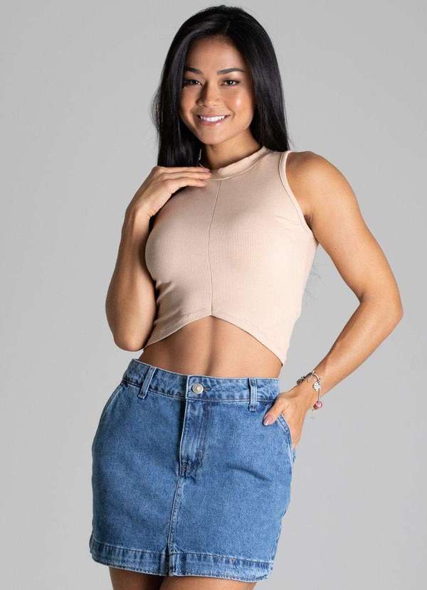 Sawary - Saia Jeans Sawary Azul 2