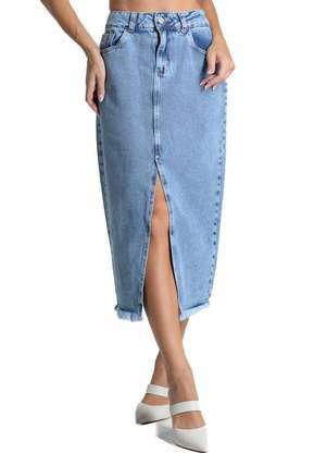 Saia Jeans Sawary Midi - 281986 - SAWARY