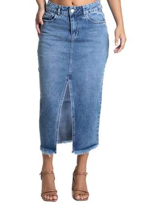 Saia Jeans Sawary Midi - 281991 - SAWARY