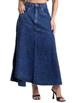 Saia Jeans Sawary Midi - 282251 - SAWARY