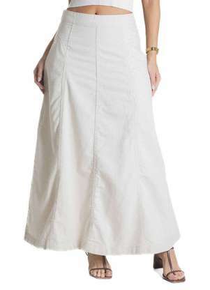 Saia Linho Sawary Midi - 280474 - SAWARY