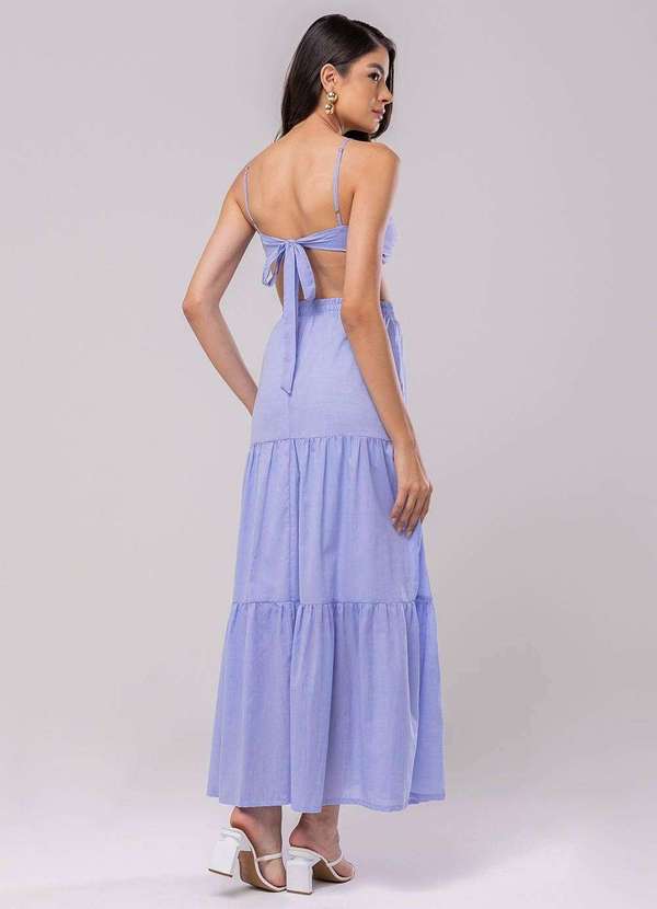 Sawary - Saia Midi Sawary Mare - 279720 Azul 3