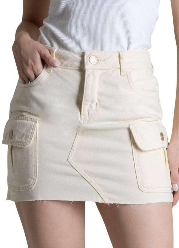 Sawary - Saia Sarja Sawary - 279262 Amarelo