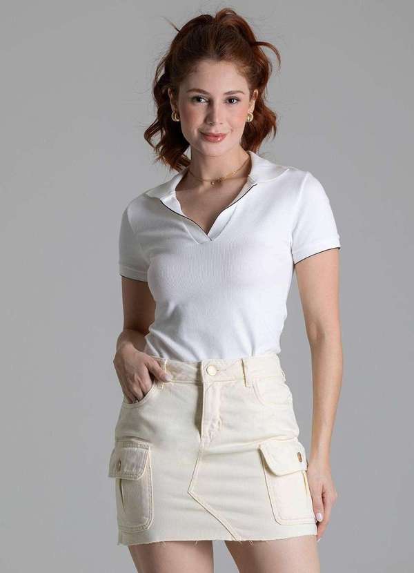 Sawary - Saia Sarja Sawary - 279262 Amarelo 2