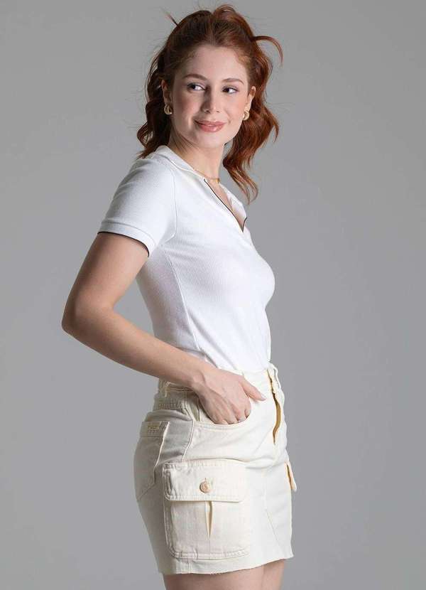 Sawary - Saia Sarja Sawary - 279262 Amarelo 3