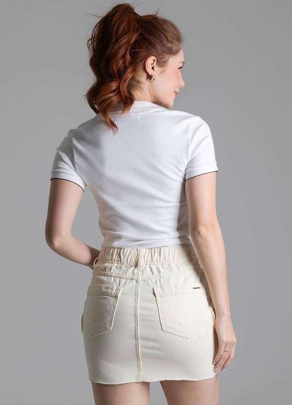 Sawary - Saia Sarja Sawary - 279262 Amarelo 4