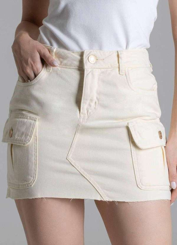 Sawary - Saia Sarja Sawary - 279262 Amarelo 5