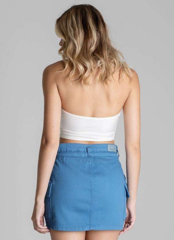 Sawary - Saia Sarja Sawary Azul 4