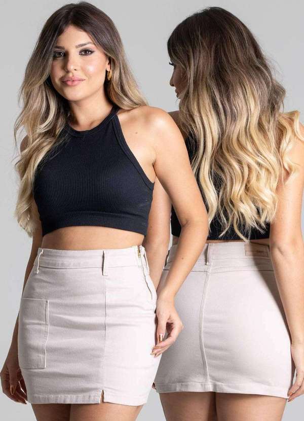 Sawary - Saia Sarja Sawary Bege 6