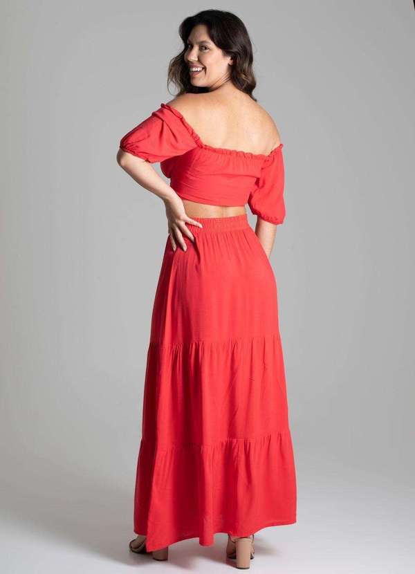 Sawary - Saia Sawary Midi - 276396 Vermelho 5