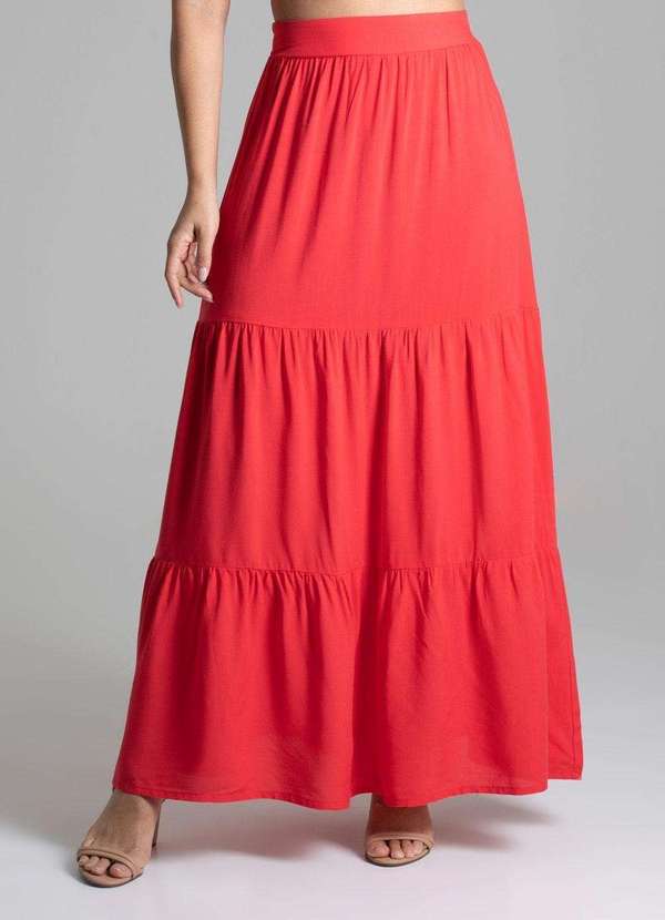 Sawary - Saia Sawary Midi - 276396 Vermelho 6