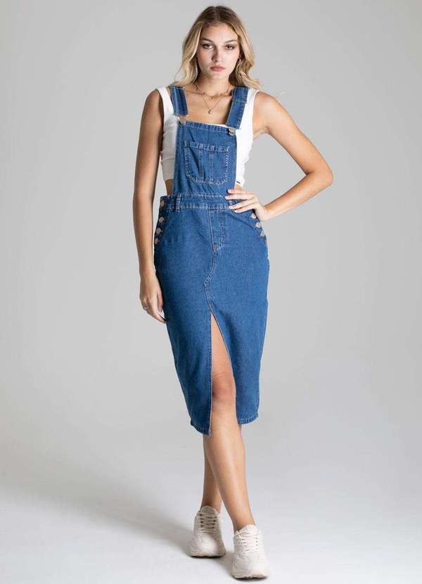 Sawary Salopete Jeans Sawary Azul