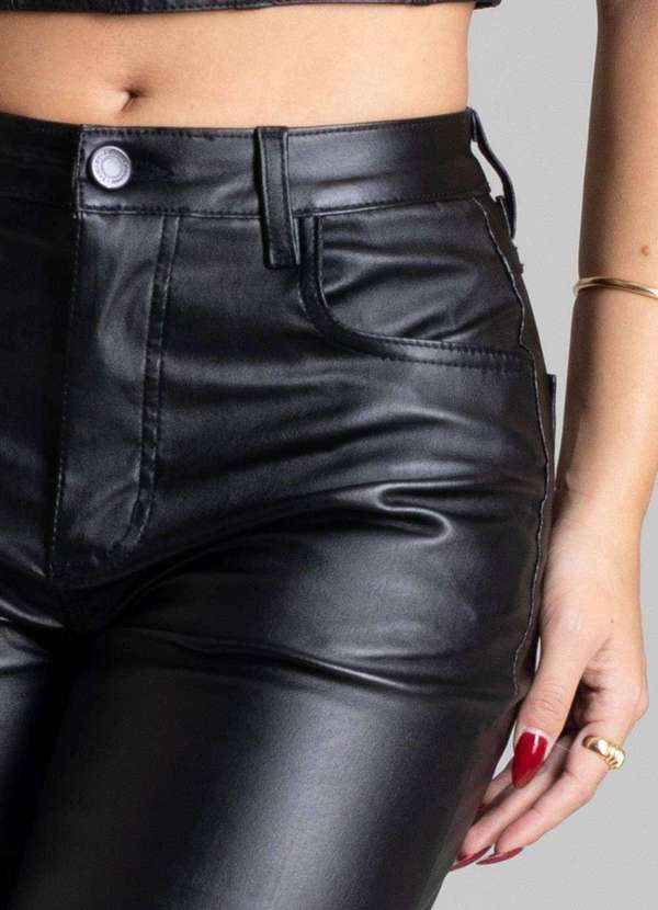 Sawary - Bermuda Resinada Sawary - 277147 Preto 3