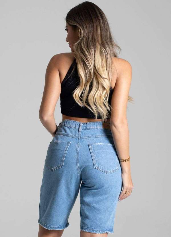 Sawary - Bermuda Jeans Sawary - 277245 Azul 3