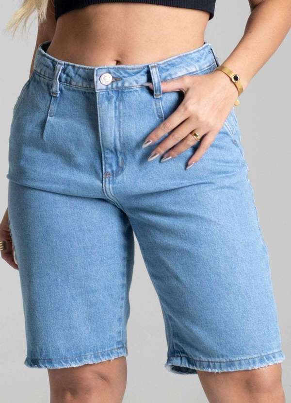Sawary - Bermuda Jeans Sawary - 277245 Azul 4