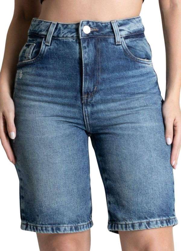 Sawary - Bermuda Jeans Sawary - 277281 Azul