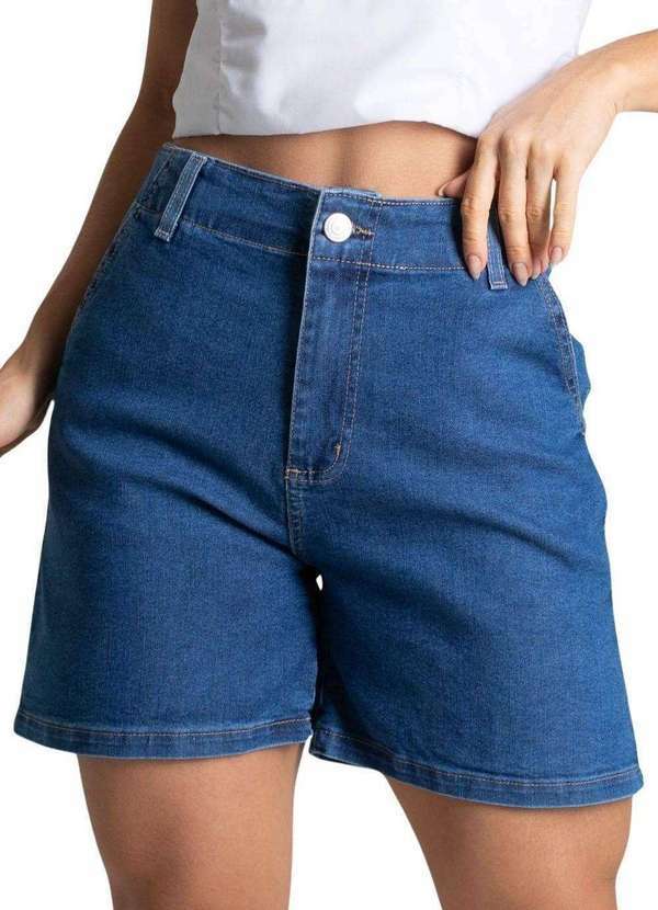 Sawary - Bermuda Jeans Sawary - 278562 Azul