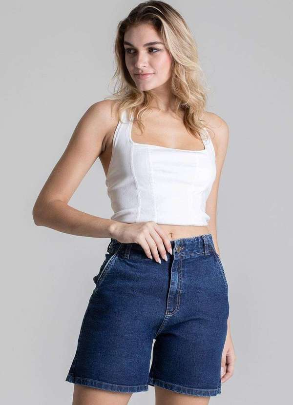 Sawary - Bermuda Jeans Sawary - 278591 Azul 2