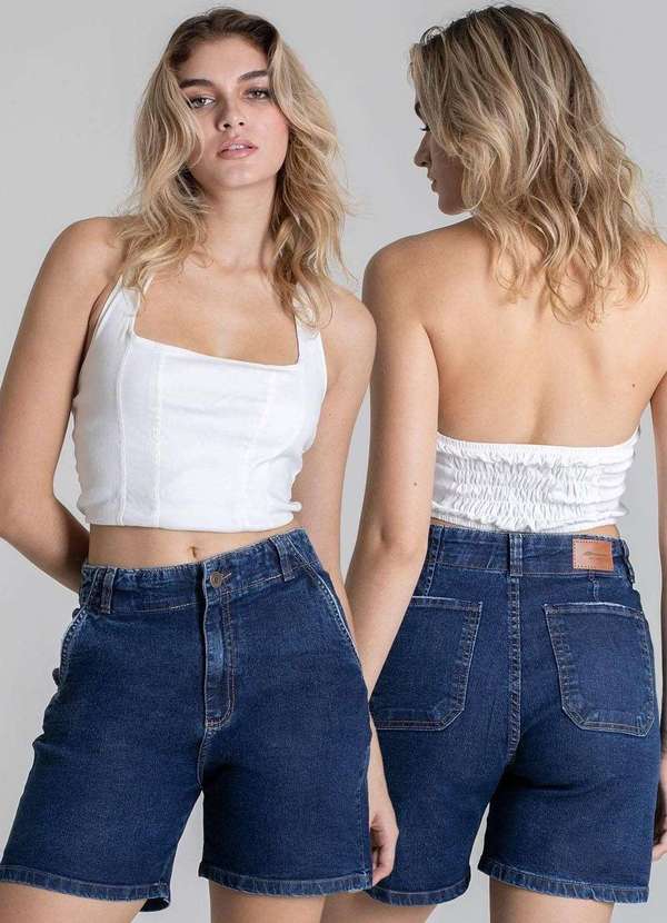 Sawary - Bermuda Jeans Sawary - 278591 Azul 6