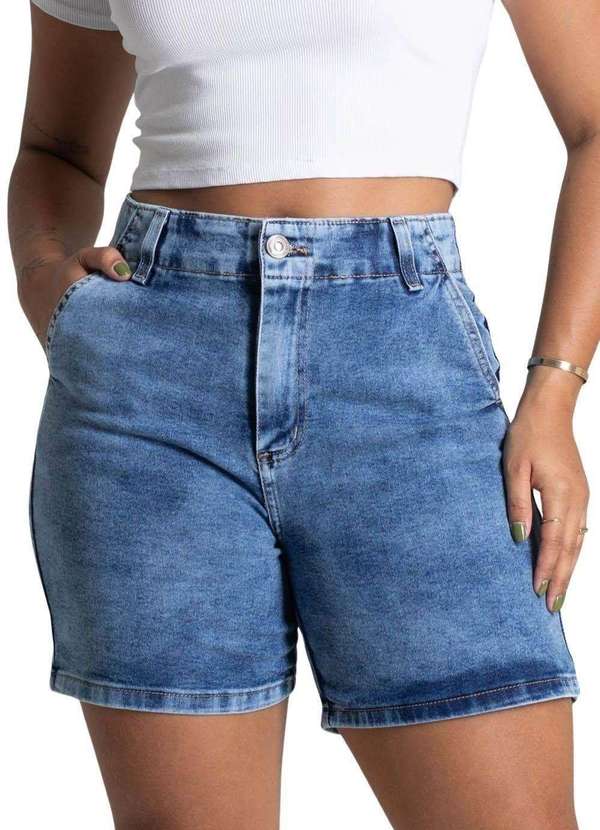 Sawary - Bermuda Jeans Sawary - 278619 Azul