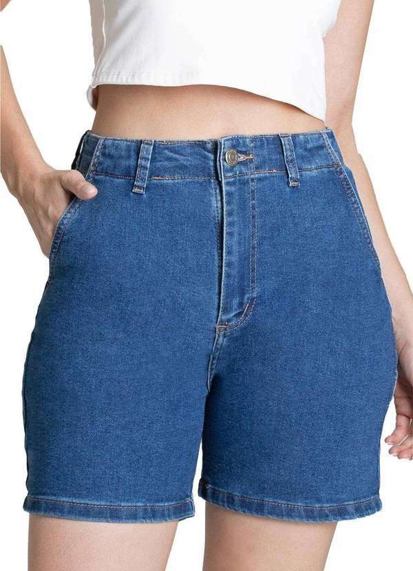 Sawary - Bermuda Jeans Sawary - 278666 Azul