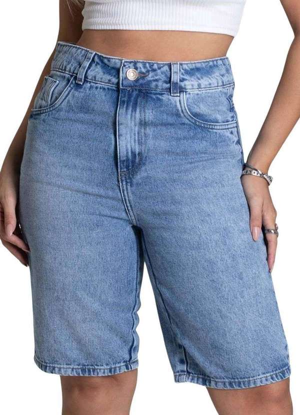 Sawary - Bermuda Jeans Sawary - 278684 Azul