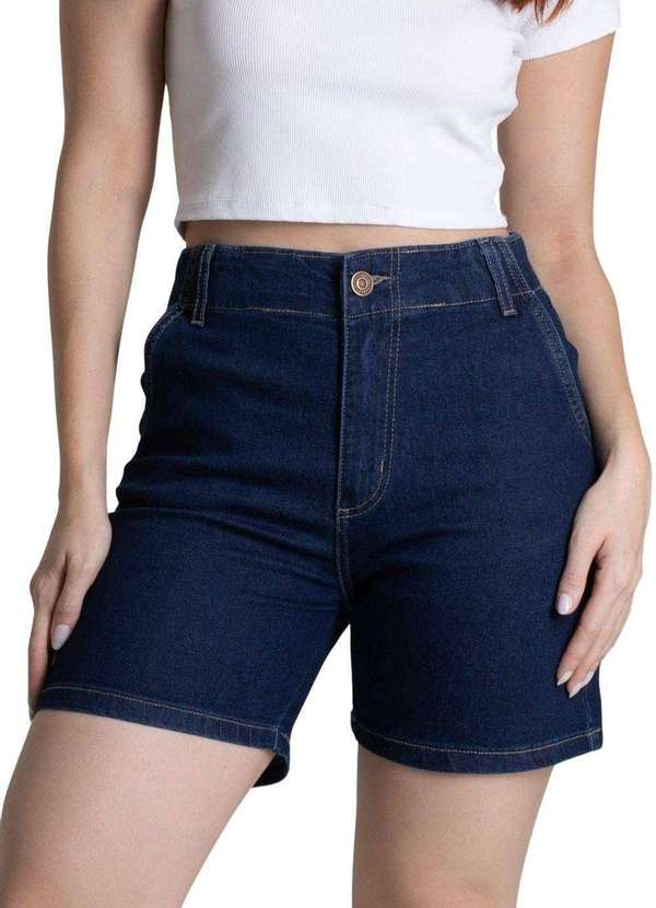 Sawary - Bermuda Jeans Sawary - 278761 Azul