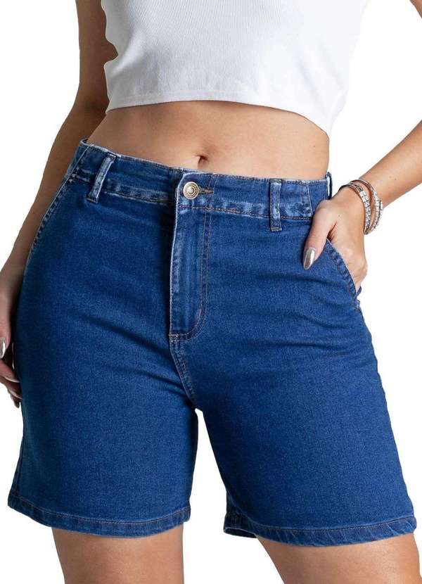 Sawary - Bermuda Jeans Sawary - 278877 Azul