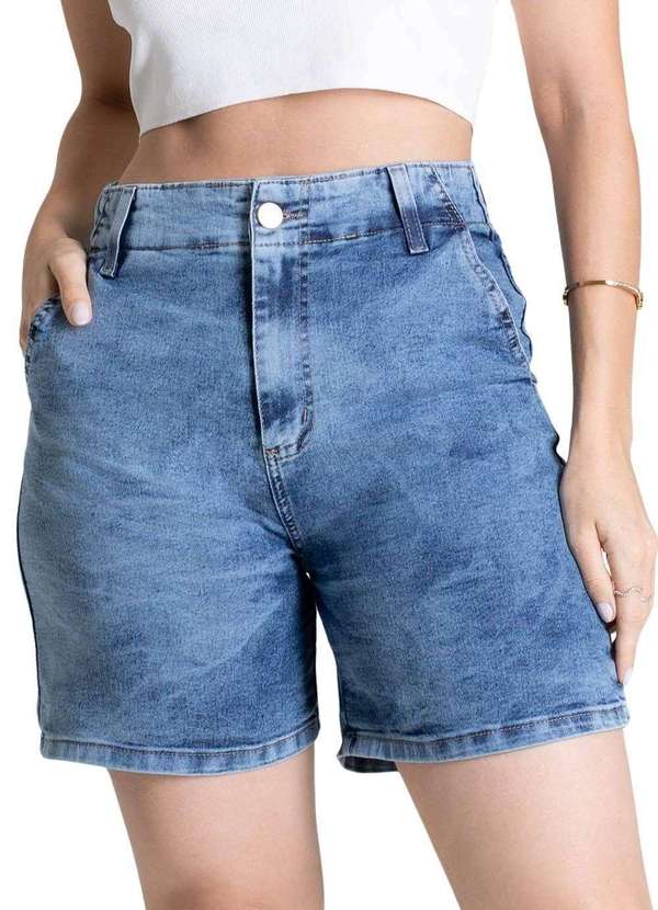 Sawary - Bermuda Jeans Sawary - 279241 Azul