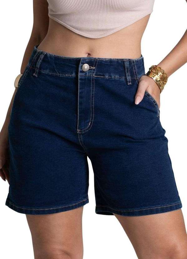 Sawary - Bermuda Jeans Sawary - 279242 Azul