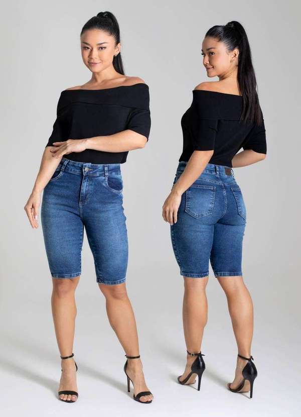 Sawary - Bermuda Jeans Sawary - 280110 Azul 2